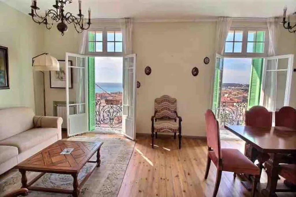 Villawoho Spacious Terraces, Panoramic Seaview In Quiet Area Menton 0*,  France