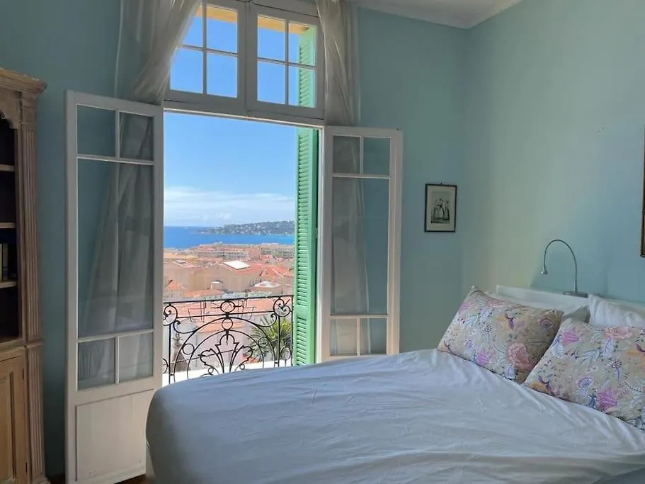 Villawoho Spacious Terraces, Panoramic Seaview In Quiet Area Menton Apartment