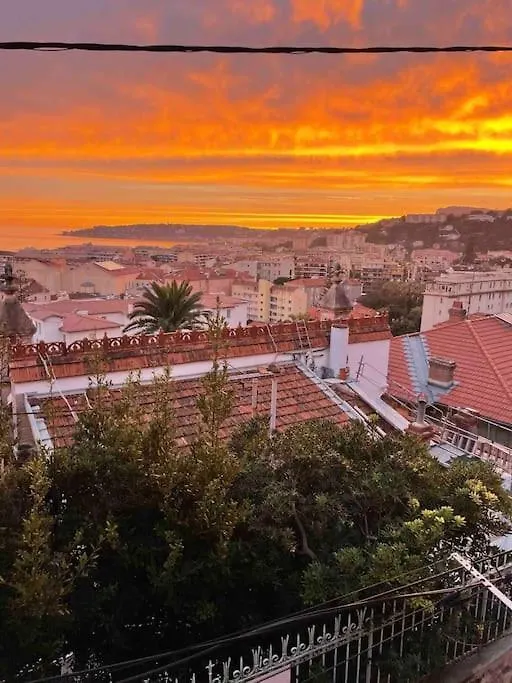 Villawoho Spacious Terraces, Panoramic Seaview In Quiet Area Menton