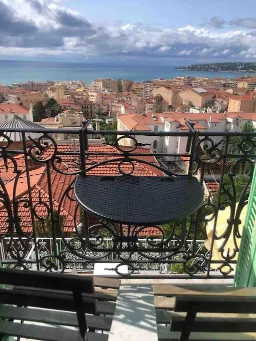 Villawoho Spacious Terraces, Panoramic Seaview In Quiet Area Menton