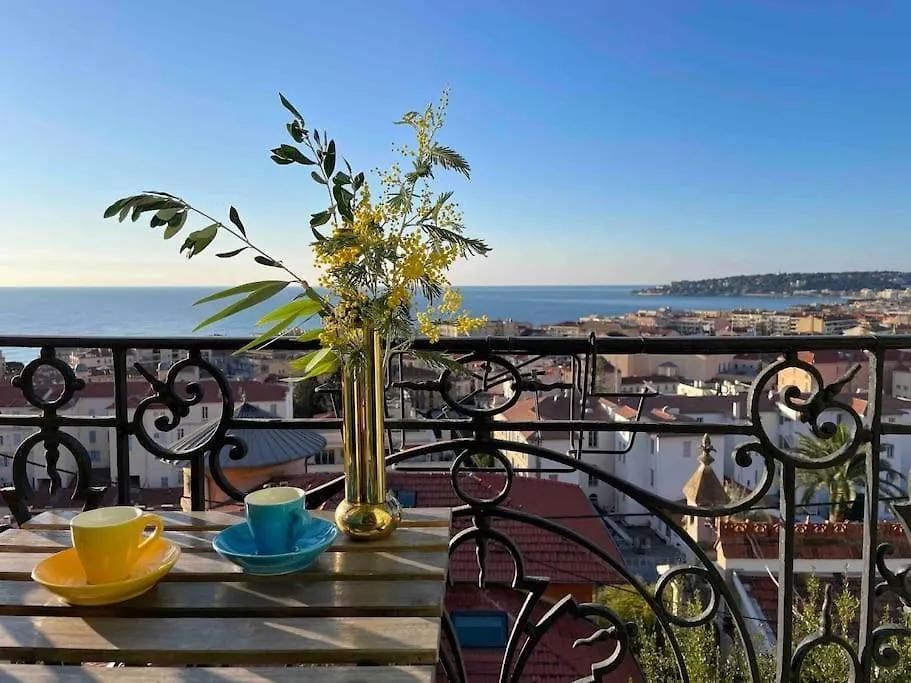 Apartment Villawoho Spacious Terraces, Panoramic Seaview In Quiet Area Menton
