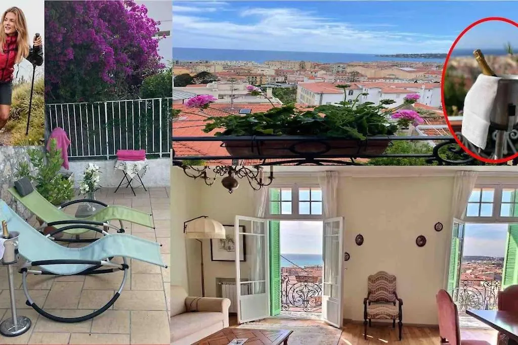 Villawoho Spacious Terraces, Panoramic Seaview In Quiet Area 멍똥 프랑스